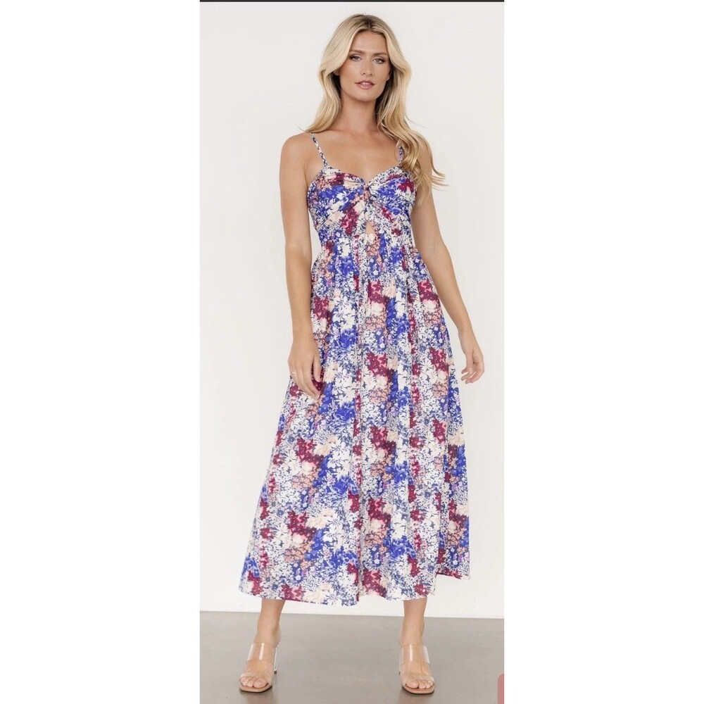 Women’s Baltic Born Evette Sweetheart Strappy Tank Dress Floral XL Sundress